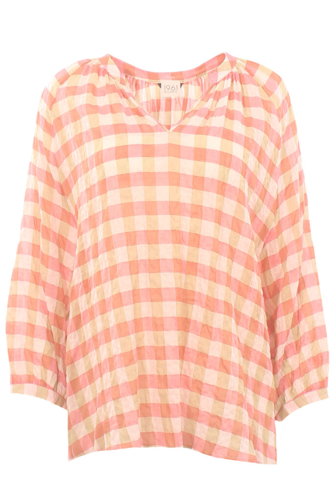 1961 MILANO camicia liliana quadri