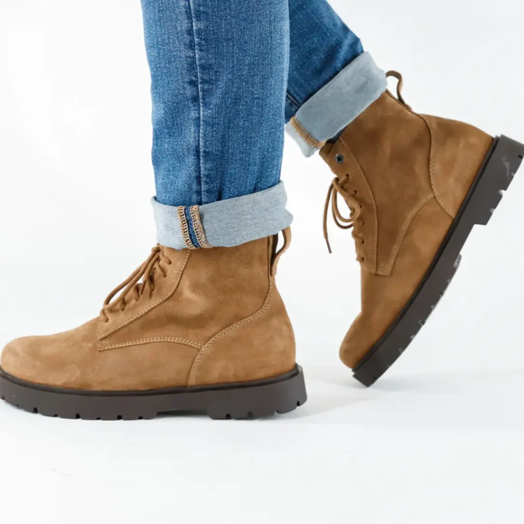 Birkenstock Highwood Lace Mid Suede Dark Tea Anfibio 1030908