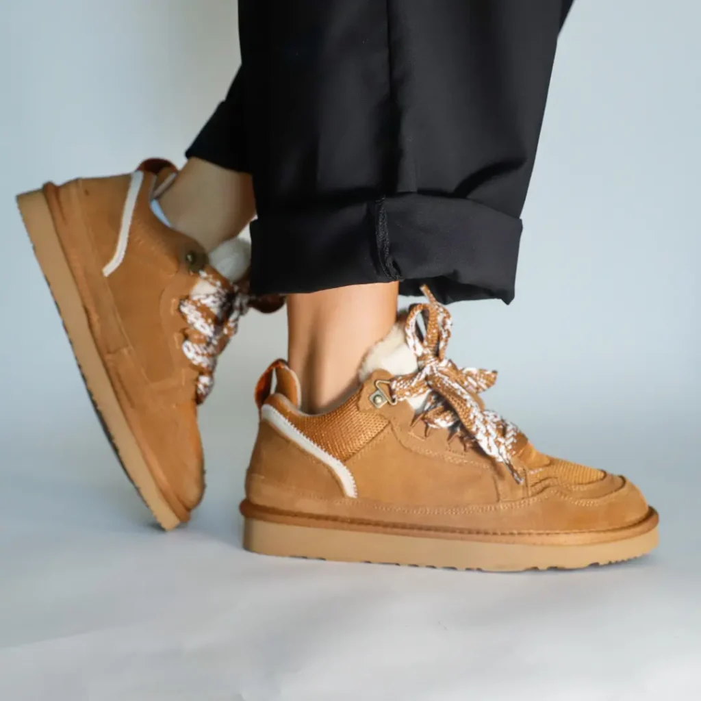 Club Style Simil Ugg Lo Lowmel Nocciola Sneakers donna