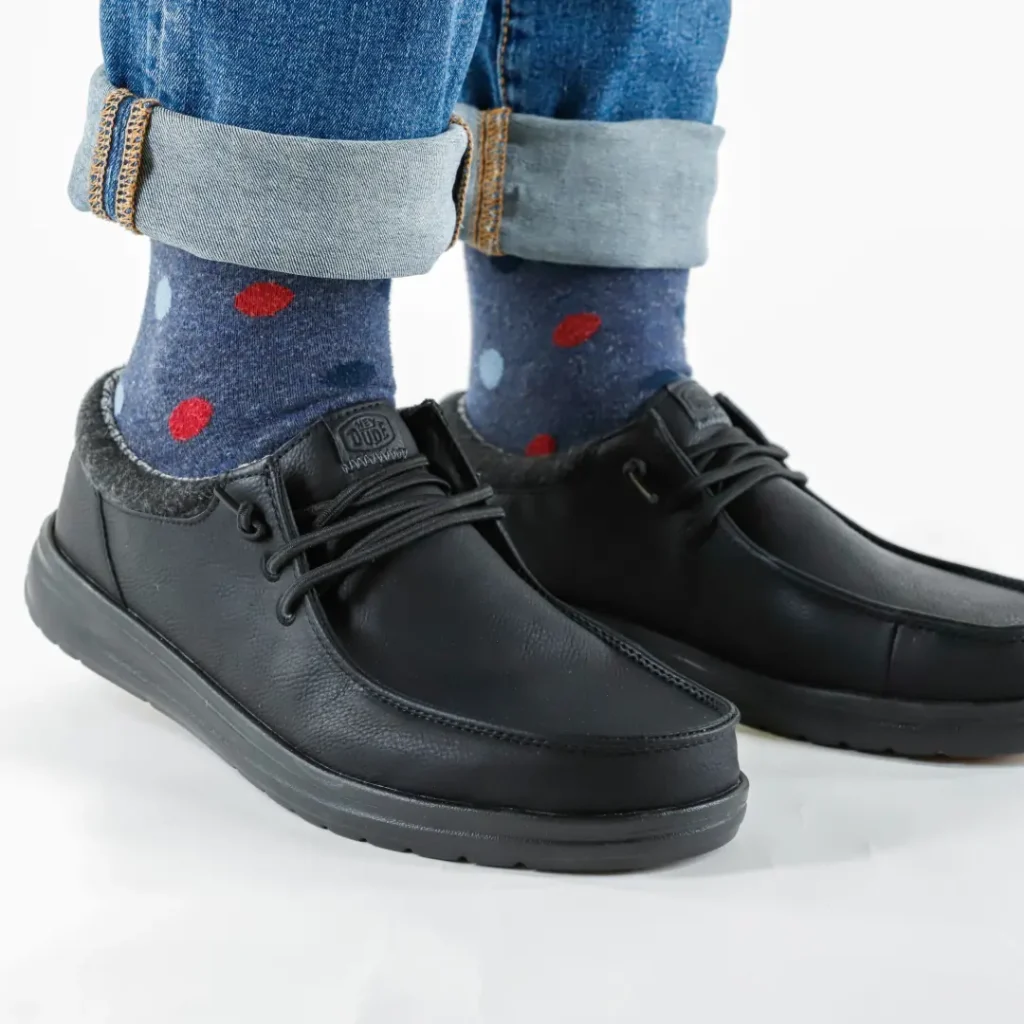 Heydude Paul Classic Pelle Nero stringata uomo 43352 060