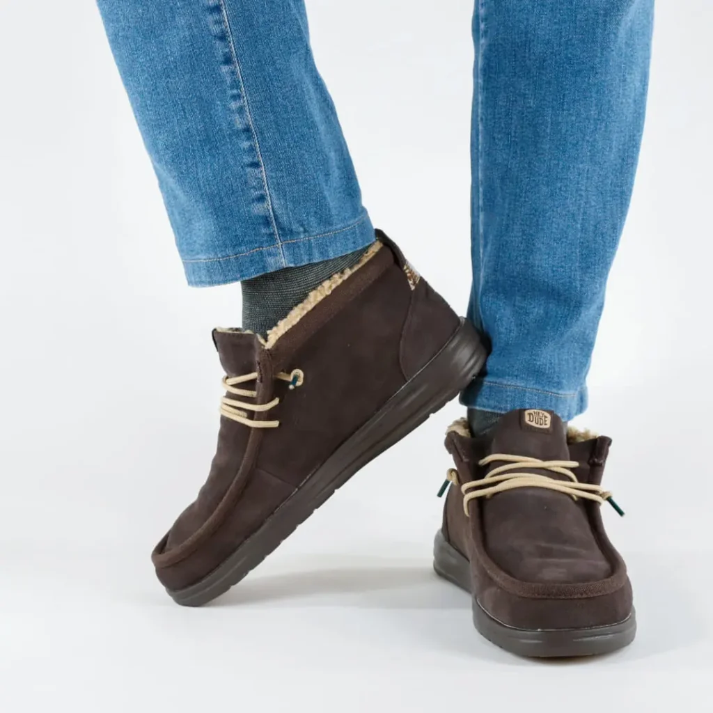 Heydude Wally Mid Gripr Warmth Mole Brown stivaletto uomo 42052 2IV