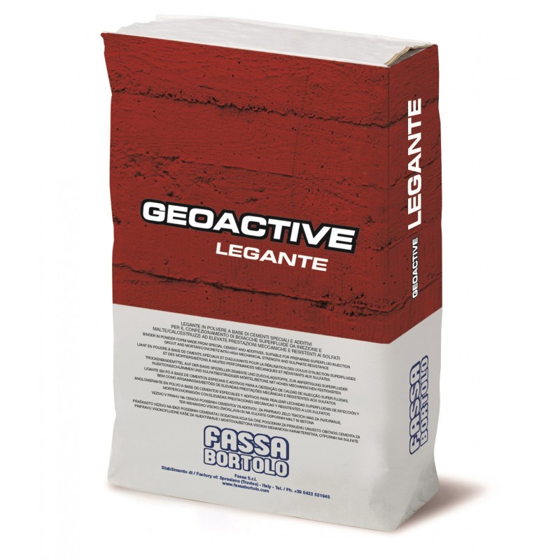 Malta cementizia Fassa Geoactive Legante espansivo superfluido (Sacco da 25 Kg)