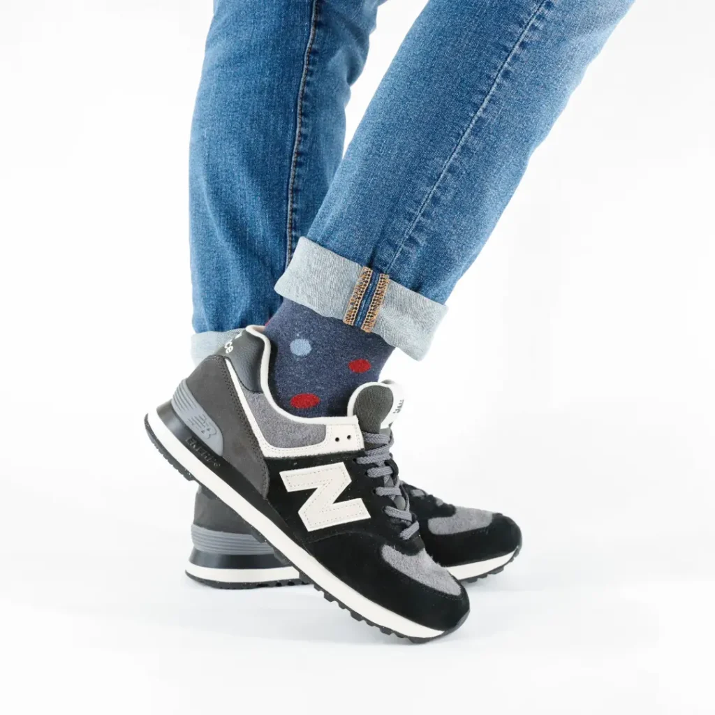 New Balance 574 Camoscio Nero Grigio U574sbk sneaker uomo
