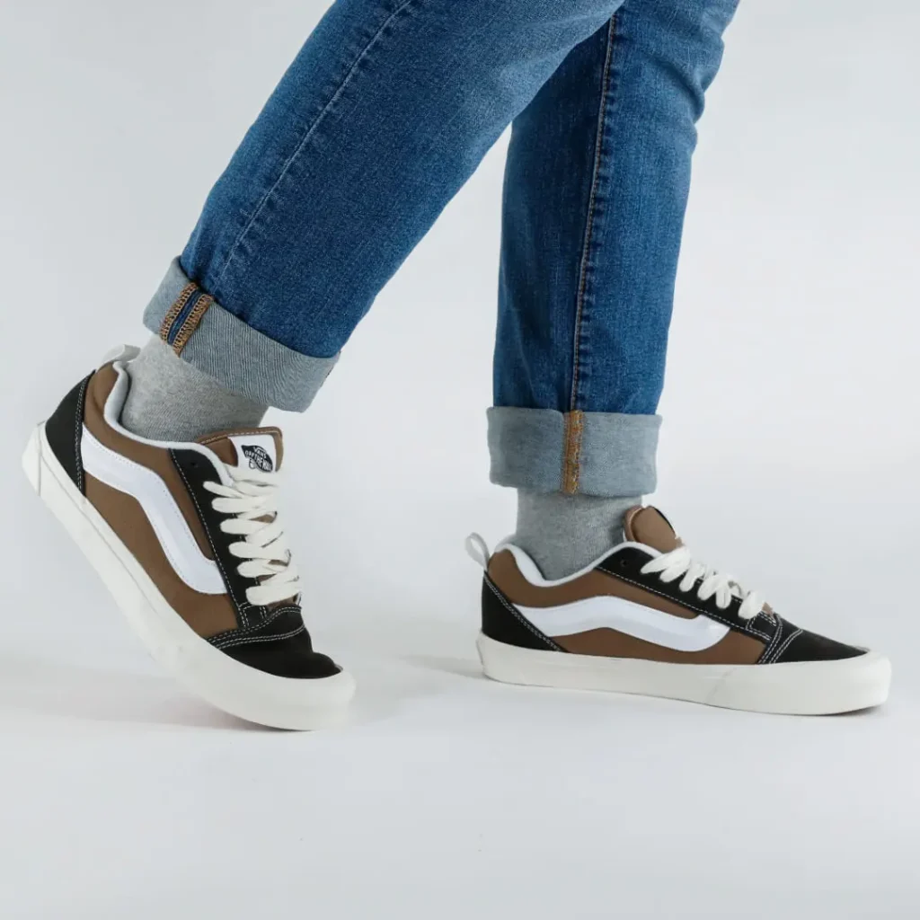 Vans Knu Skool Marrone Nero skate uomo donna nv000d22bw21