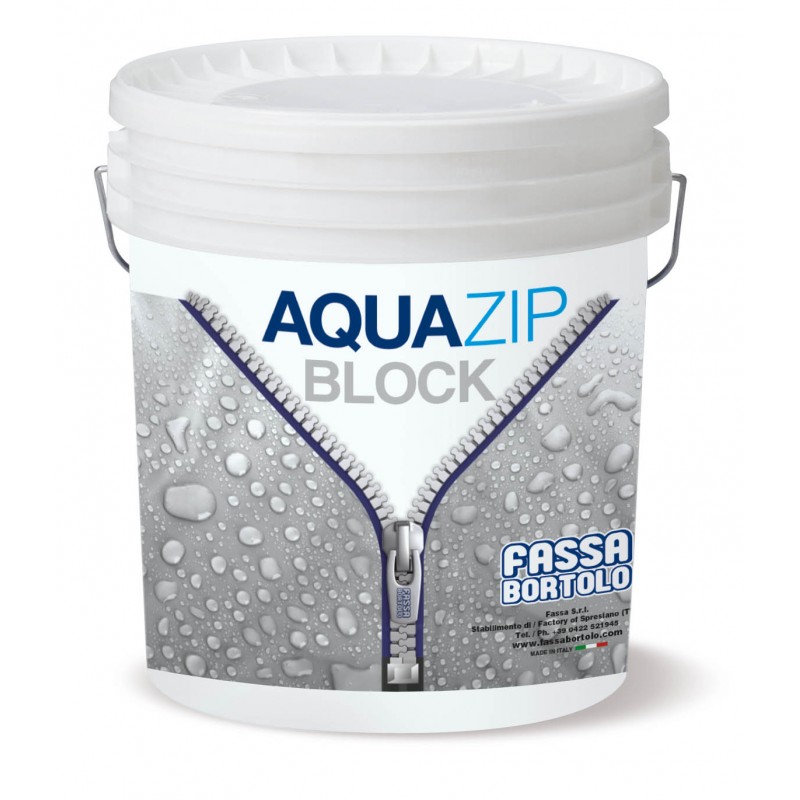 Legnante fassa aquazip block sacchetto da 5 kg in secchio di plastica