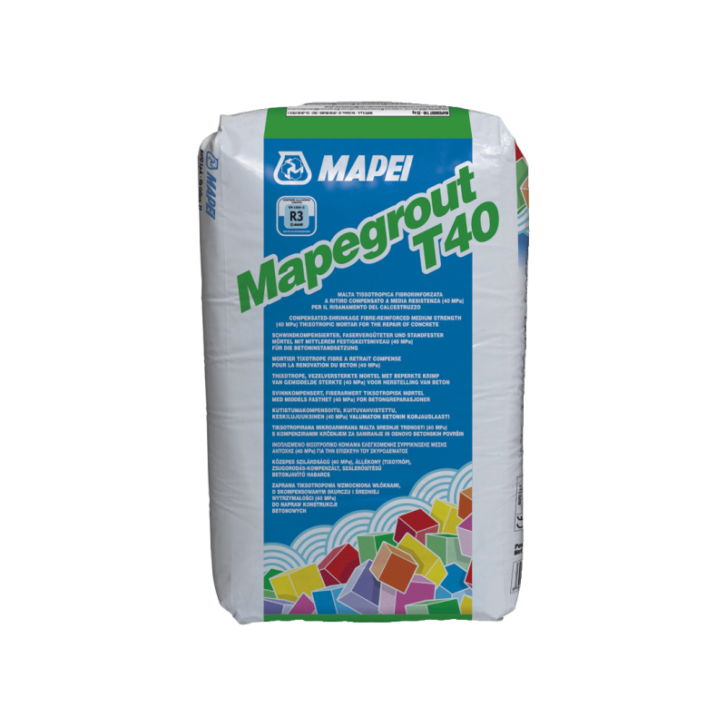 Malta tissotropica mapei mapegrout t40 sacco da 25 kg