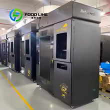 24H Unmanned Fully Automatic Custom Pizza Vending Machine Direct Factory Source with SDK Function for Self Service Hot Sales