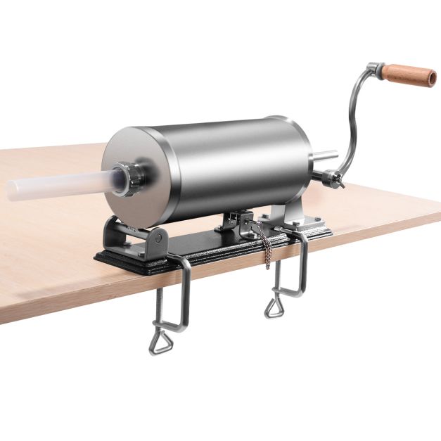3kg Macchina insaccatrice per salsicce in acciaio inox con 4 tubi di riempimento, Insaccatrice manuale casa