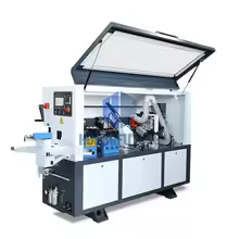 Automatic Pvc Mdf Bander Wood Veneer Glue Trimmer Woodworking for Sale Compact Edge Banding Machine