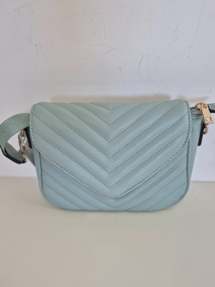 Borsa Clutch a Tracolla Matelassè Baby col. Azzurro Baby
