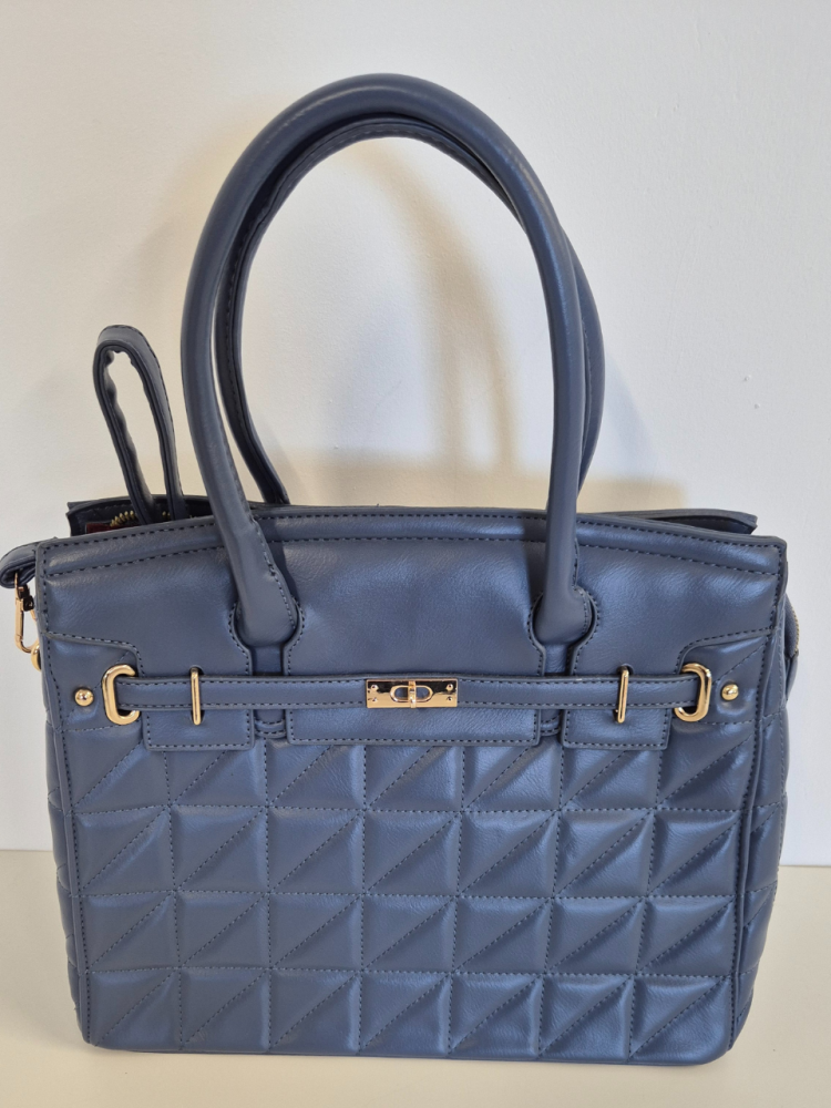 Borsa Matelassè Cannes col. Blu