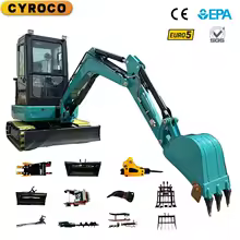 Mini Excavator 1200Kg Customized Diesel Engine Crawler Excavator Customized Multifunctional Kubota Engine