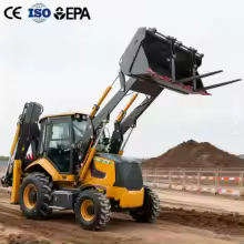 New 7.8 ton Excavator Loader 4x4 Backhoe Loader Multi Purpose 4WD All Terrain Diesel Agricultural Tractor Construction Machinery