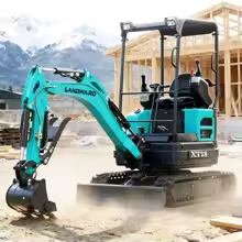 New Chinese Mini Excavator 2 Ton CE Euro 5 Kubota Engine Minibagger Landward Factory Mini Excavator With Attachments Customized