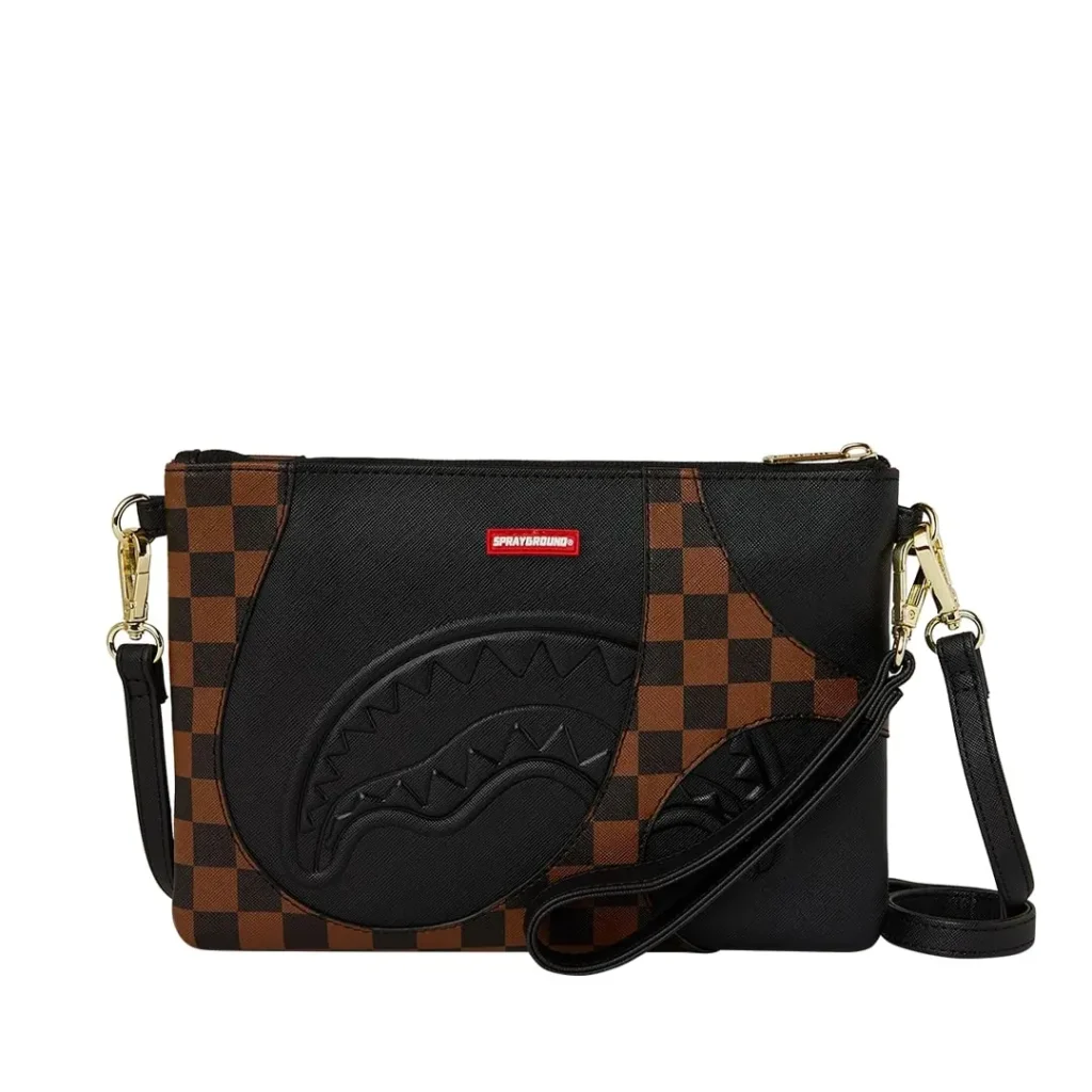Sprayground Jetstream Brown Crossover Clutch uomo donna 910B8283NSZ