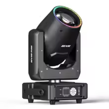 Yiflamefly 450W Moving Head Lights RGBW DMX512 Stage Lights DMX Controlled Sound Activated Play DJ Light For Wedding Party Music