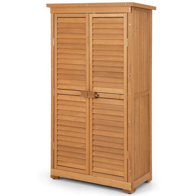 Armadio da giardino per attrezzi gt3746na 4