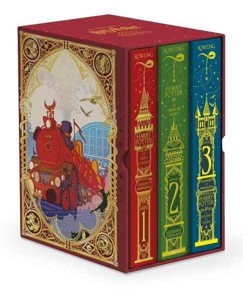 Cofanetto harry potter papercut minalima 3 libri jk rowling