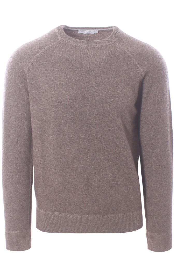 Girocollo in cashmere taglio felpa