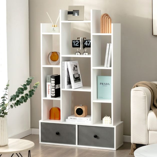 Libreria a schienale aperto cb10407wh 1