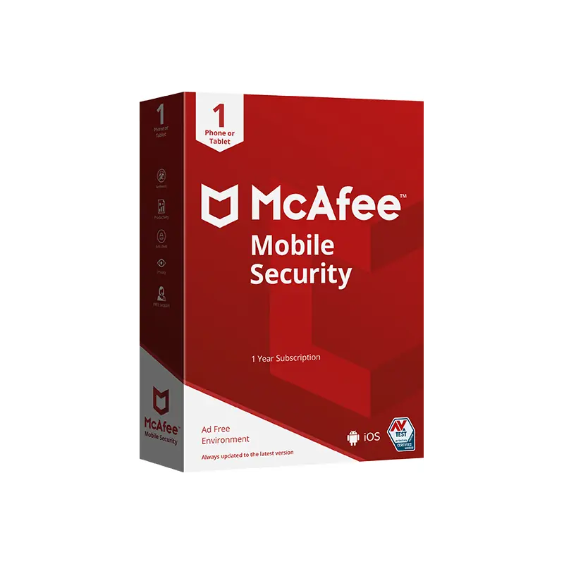 Mcafee mobile security 2024 1 dispositivo ios 1 anno