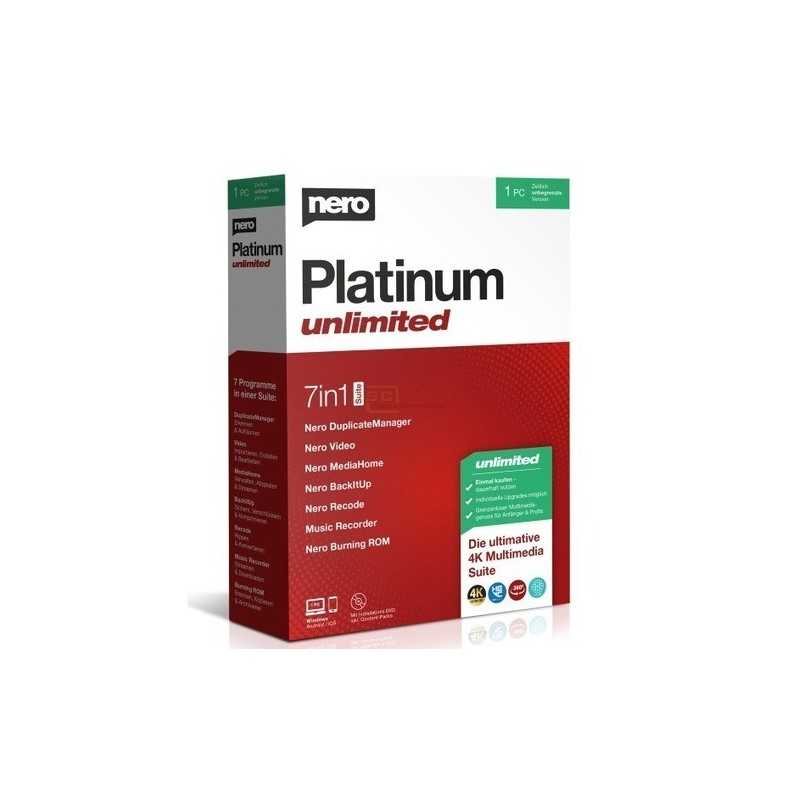 Nero platinum unlimited 1 pc perpetual global