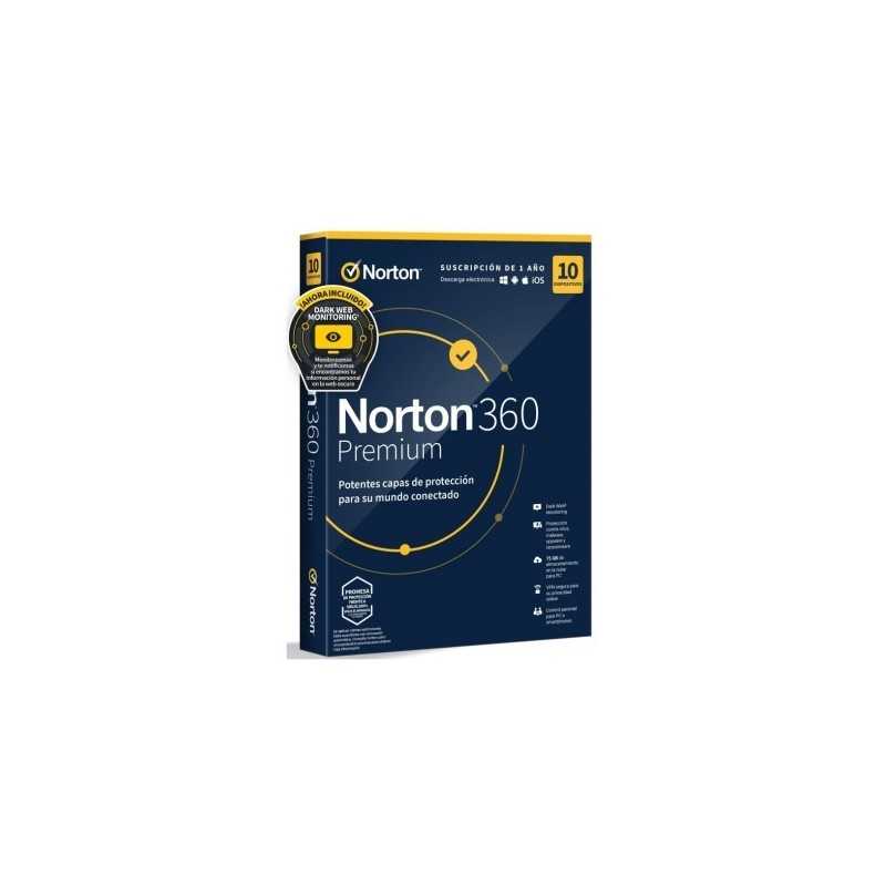 Norton 360 premium 10 dispositivi 1 anno