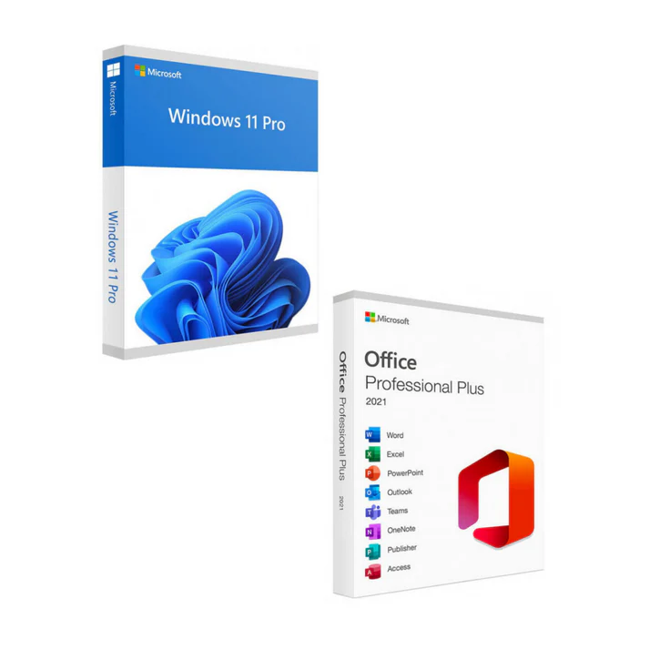 Ombo windows 11 pro office 2021 professional plus licenza a vita