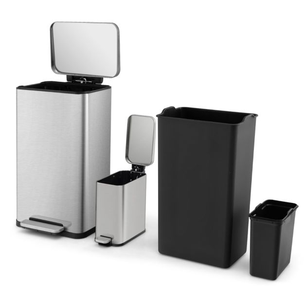 Set di 2 cestini per la spazzatura gy10016sl 3