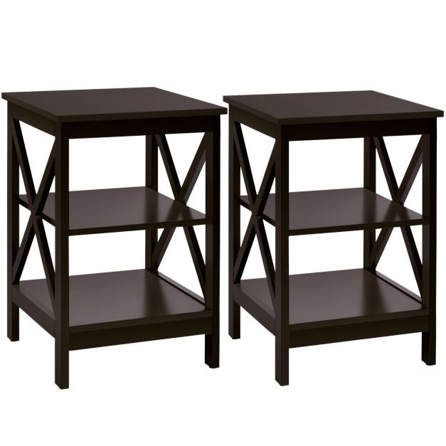 Set di 2 comodini hw65688cf 2 4