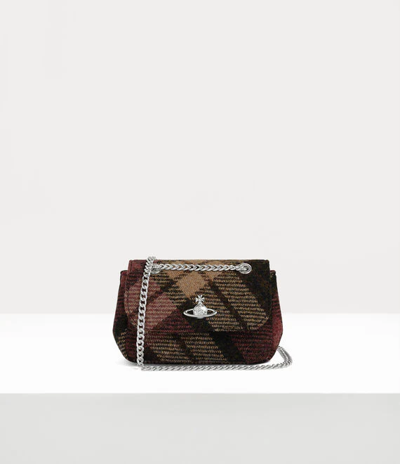 Borsa small purse in tartan
