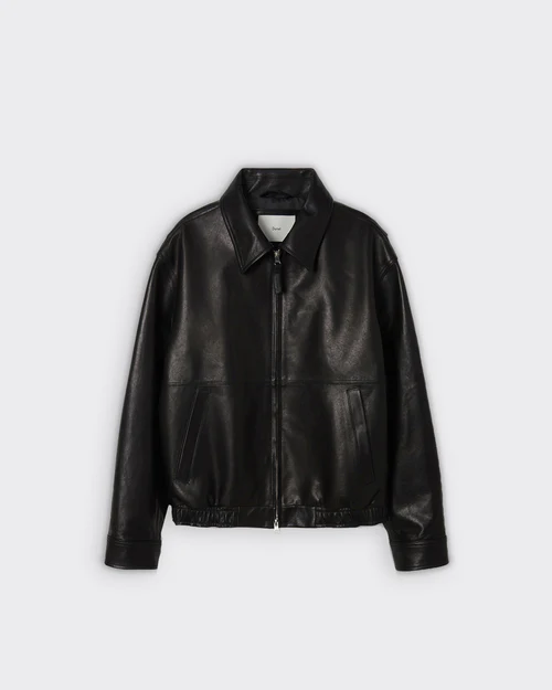 Giacca In Pelle Drizzler Nera