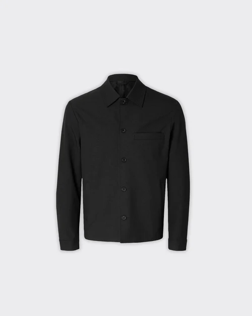 Giacca Overshirt Robert Nera