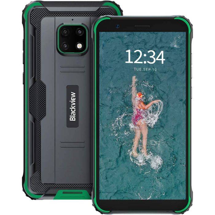 Green Blackview BV4900Pro Android 12 Rugged Smartphone Unlocked, 4GB+64GB