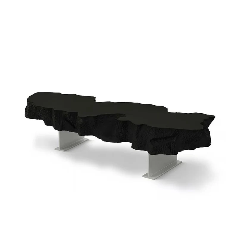 Gufram Broken Bench Almost Black Limited Panchina