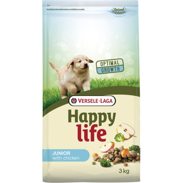 HAPPY LIFE JUNIOR CON POLLO 3 KG