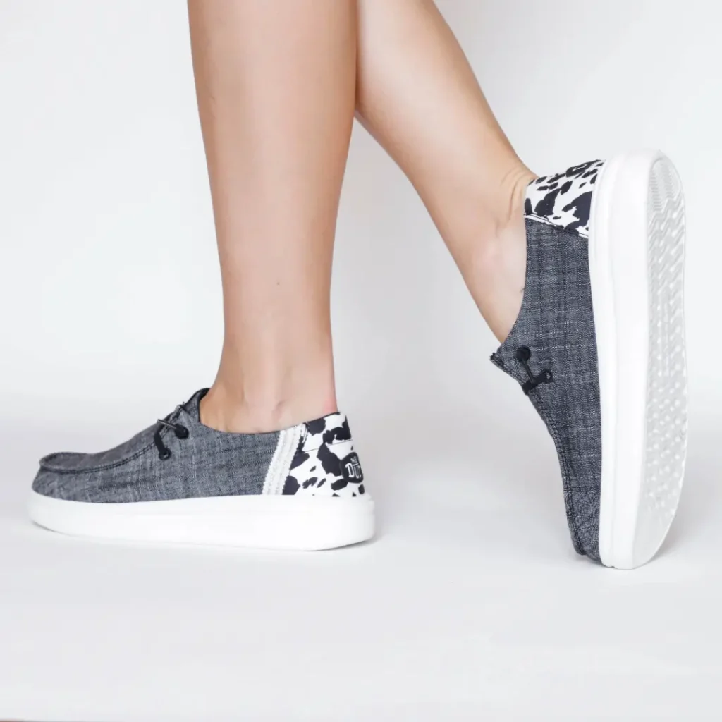 Heydude Wendy Rise Animal Black Multi Nero 2