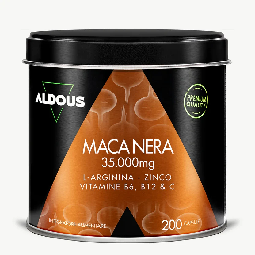 Maca Nera con L Arginina, Zinco e Vitamine
