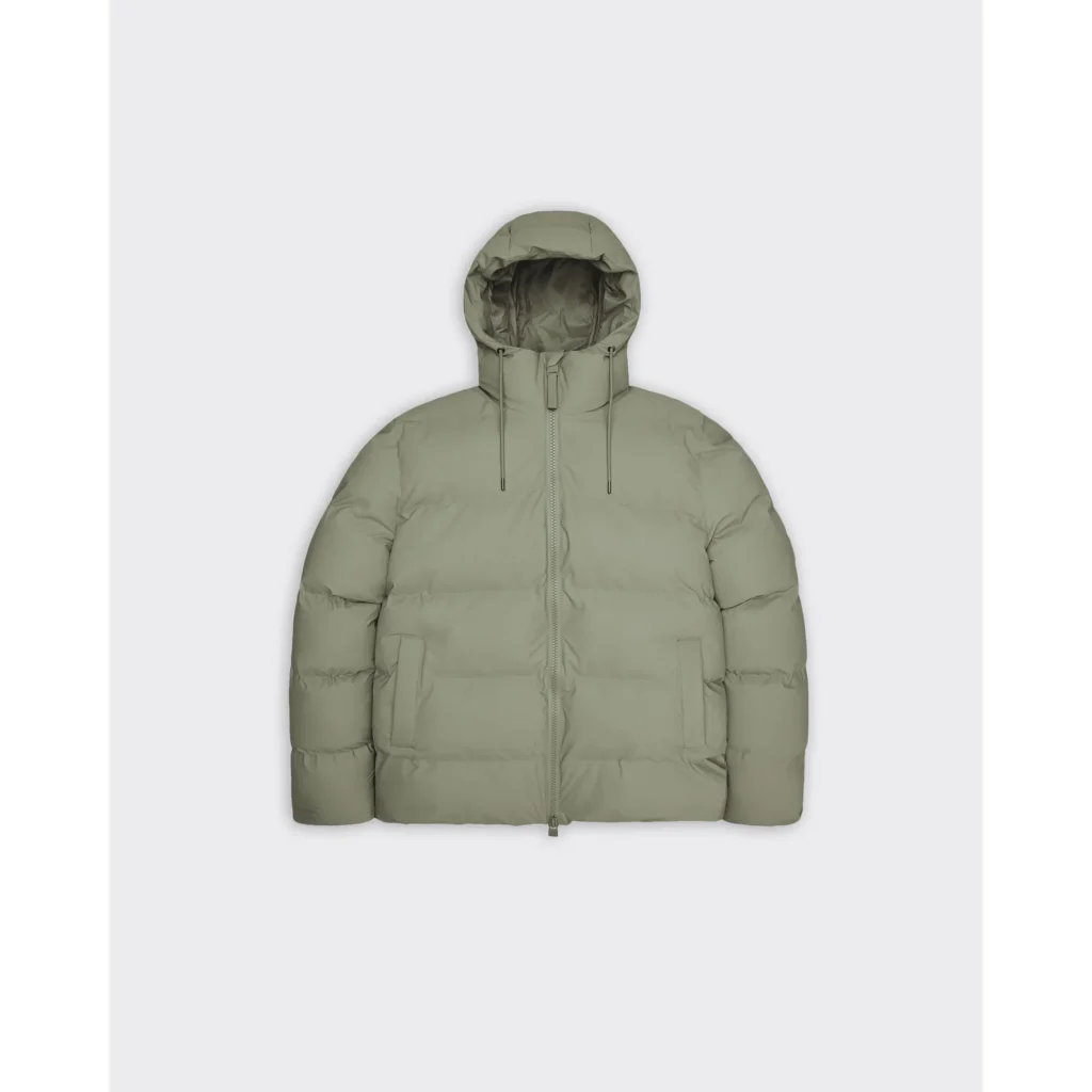 Puffer altagrigio ghiaccio impermeabile