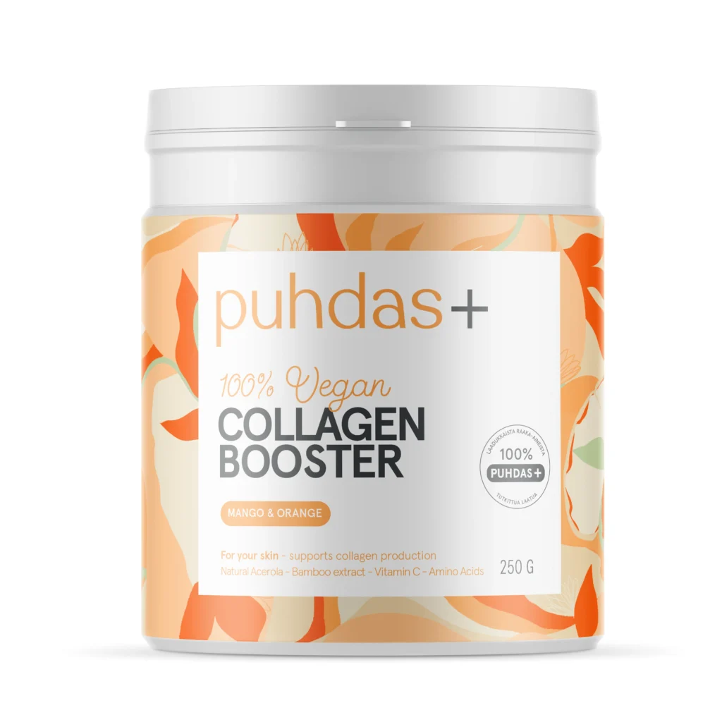 Puhdas+ Booster 100% vegano Mango e arancia