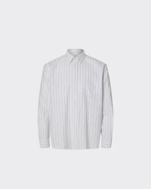 Selected HommebCamicia Oxford Sander Bianca