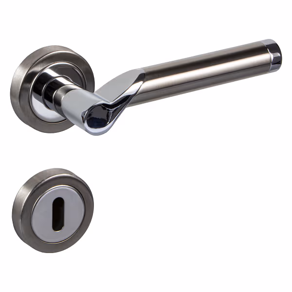 Set di maniglie a leva Fimet MIRAGE 125 223 in acciaio inox, BB pezzo colorato
