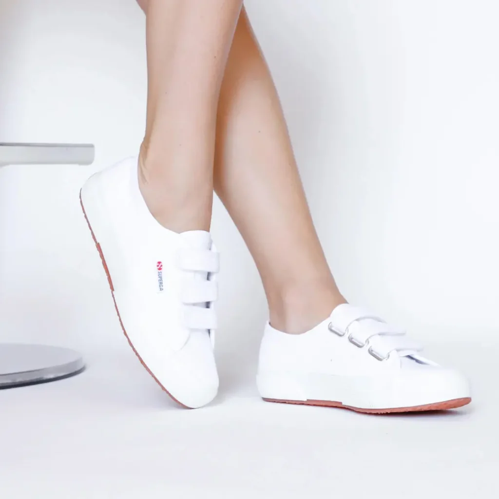 Superga 2750 Cotone 3 Strap Bianco