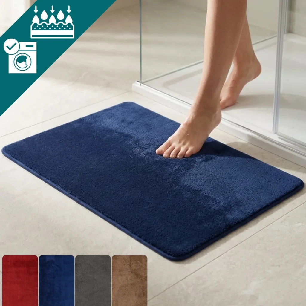 Tappeto bagno antiscivolo Linosa asciugapasso ingresso tappeto MAGICO in microfibra