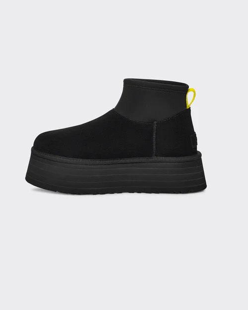 UGG Stivaletto W Classic Mini Dipper Nero