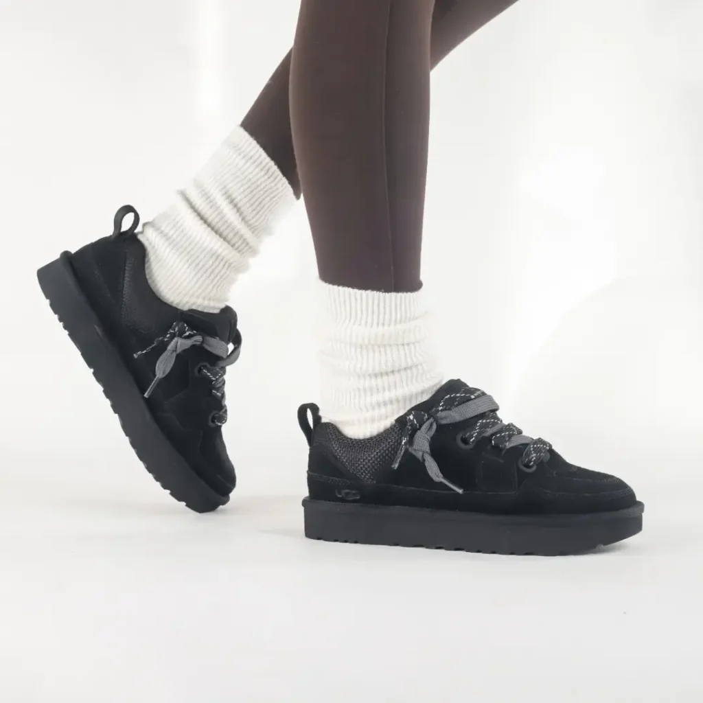 Ugg Low Lowmel Sneakers Camoscio Nero donna 1168890