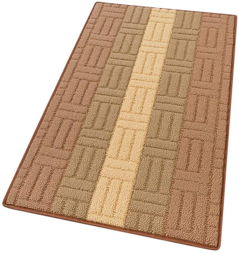 Tappeto cucina lavabile antiscivolo Cinzy beige