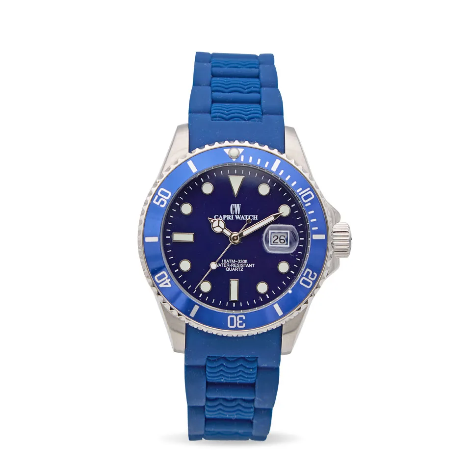 Orologio Sub Capri 40 Blue Caucciù
