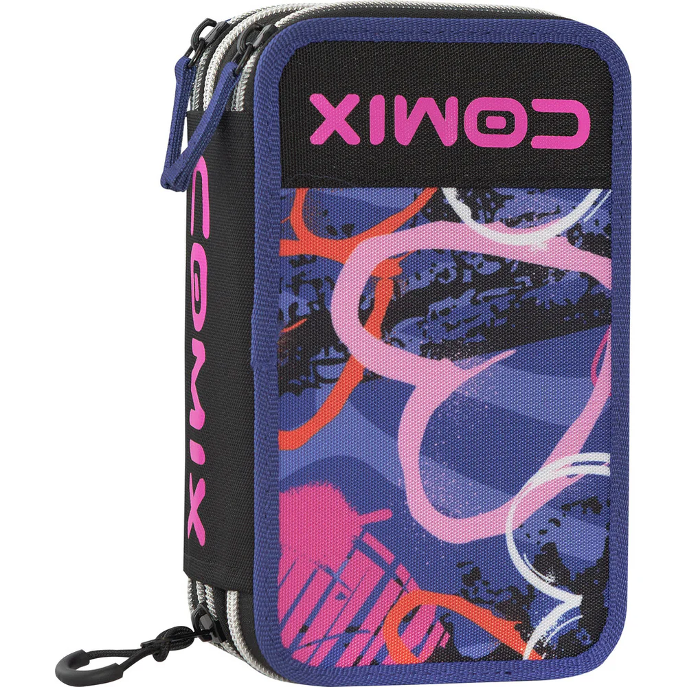 Astuccio 3 Zip COMIX Wbs viola
