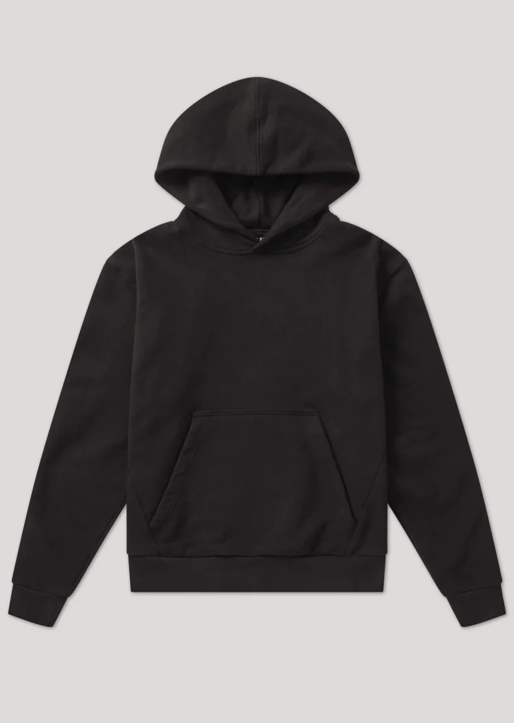 Bayham Black Oversized Hooded Sweatshirt